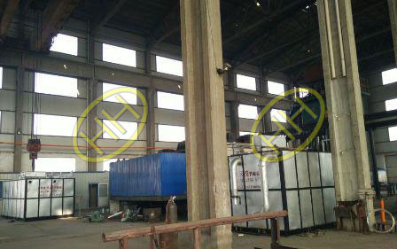 New natural gas furnace in Haihao workshop