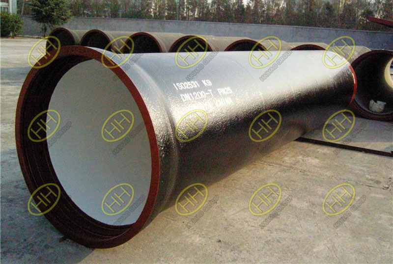Test method for gas-tightness of ductile iron pipe