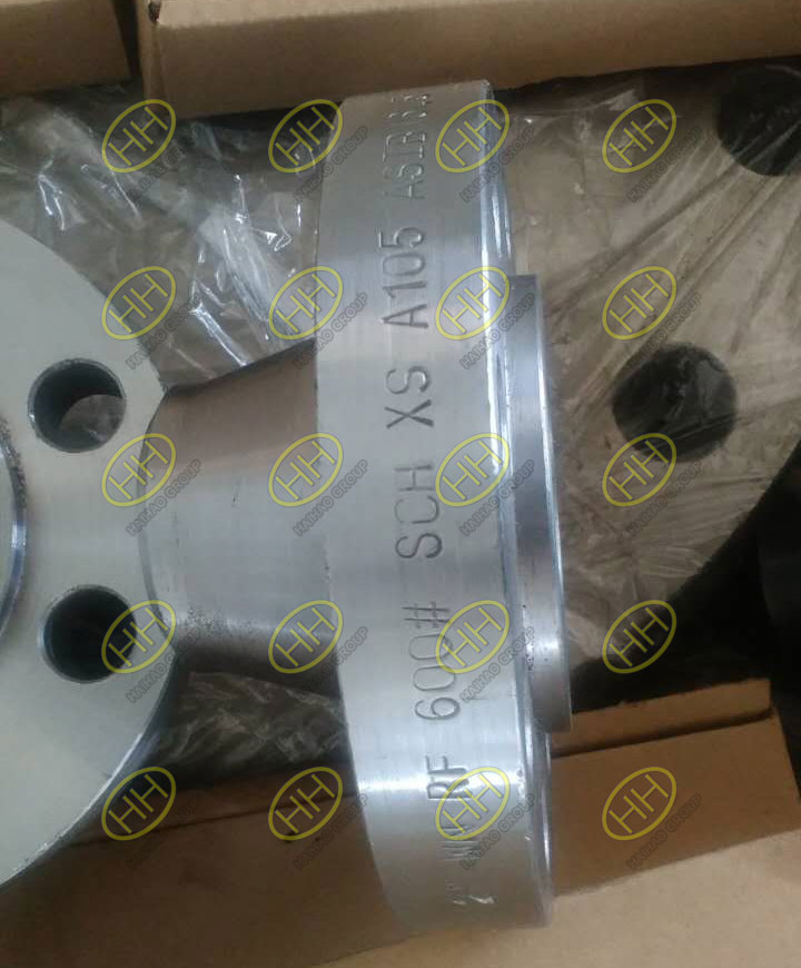 ASME B16.5 class 600 ASTM A105 RF weld neck flange