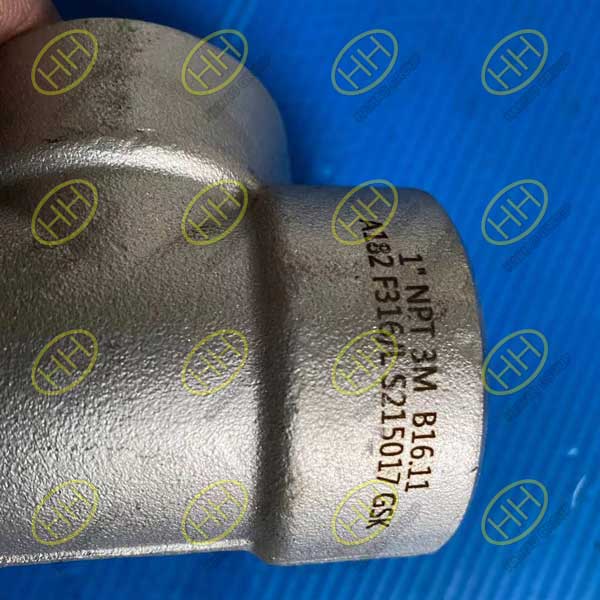 The inspection process of ASME B16.11 and EN10241 forged pipe fittings