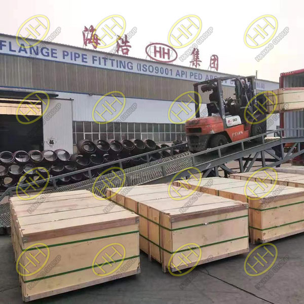 Pipe fitting products are shipped