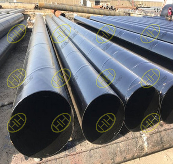 Epoxy coal tar pitch anticorrosive steel pipe