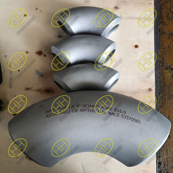 Haihao Group delivers 90 degree long radius elbows to Singapore client