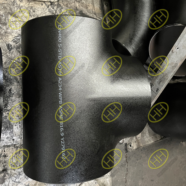 ASME B16.9 A234-WPB Seamless Equal Tees Delivered to UK Client by Haihao Group