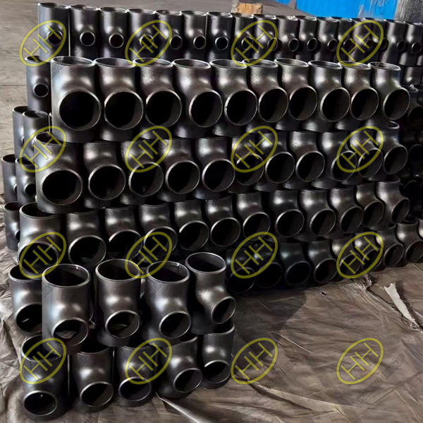 ASTM A234 WPB seamless equal tees manufactured by Haihao Group