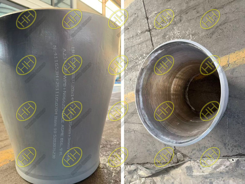 Haihao Group Supplies Inconel 625 Overlay Concentric Reducers to Singapore Client