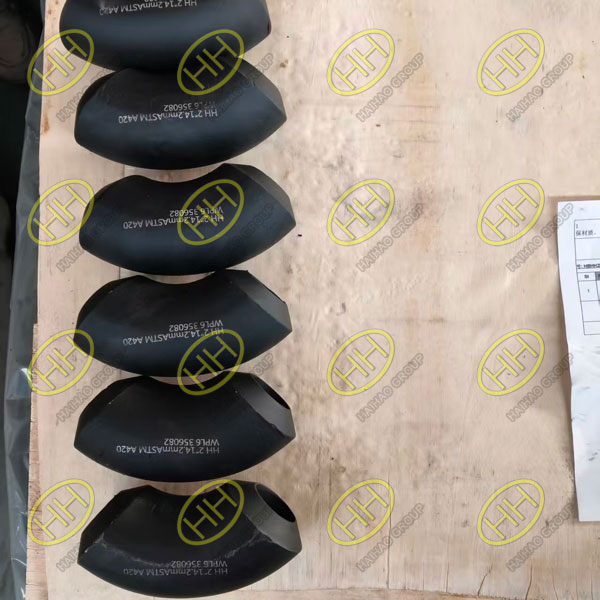 Haihao Group Supplies ASTM A420 WPL6 90 Degree Elbow to Indonesia Client
