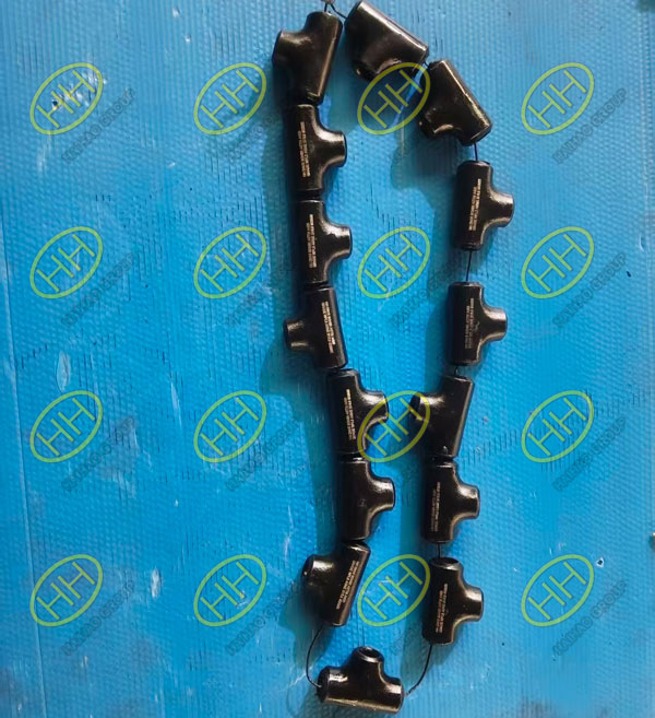 Low Temperature Equal Tee to Russia | ASTM A420 WPL6 Seamless Butt Weld Tee by Haihao Group