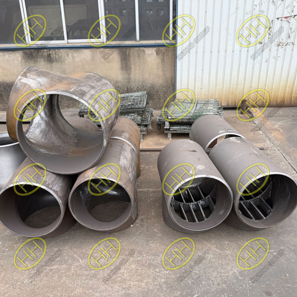 Seamless Pipe Tee Supplier | ASME B16.9 A234 WPB Industrial Tees by Haihao Group