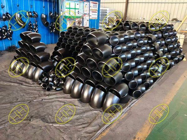 Haihao Group Ships ASME B16.9 ASTM A234 WPB Long Radius Elbows to Poland