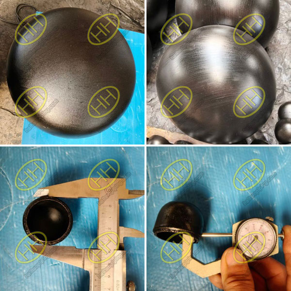 Haihao Group Supplied ASME B16.9 A234 WPB Seamless Pipe Caps for UK Customer