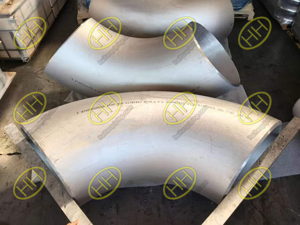 ASME B16.9 & B16.28 A516 Gr70 Welded Pipe Elbows Shipped to Latvia